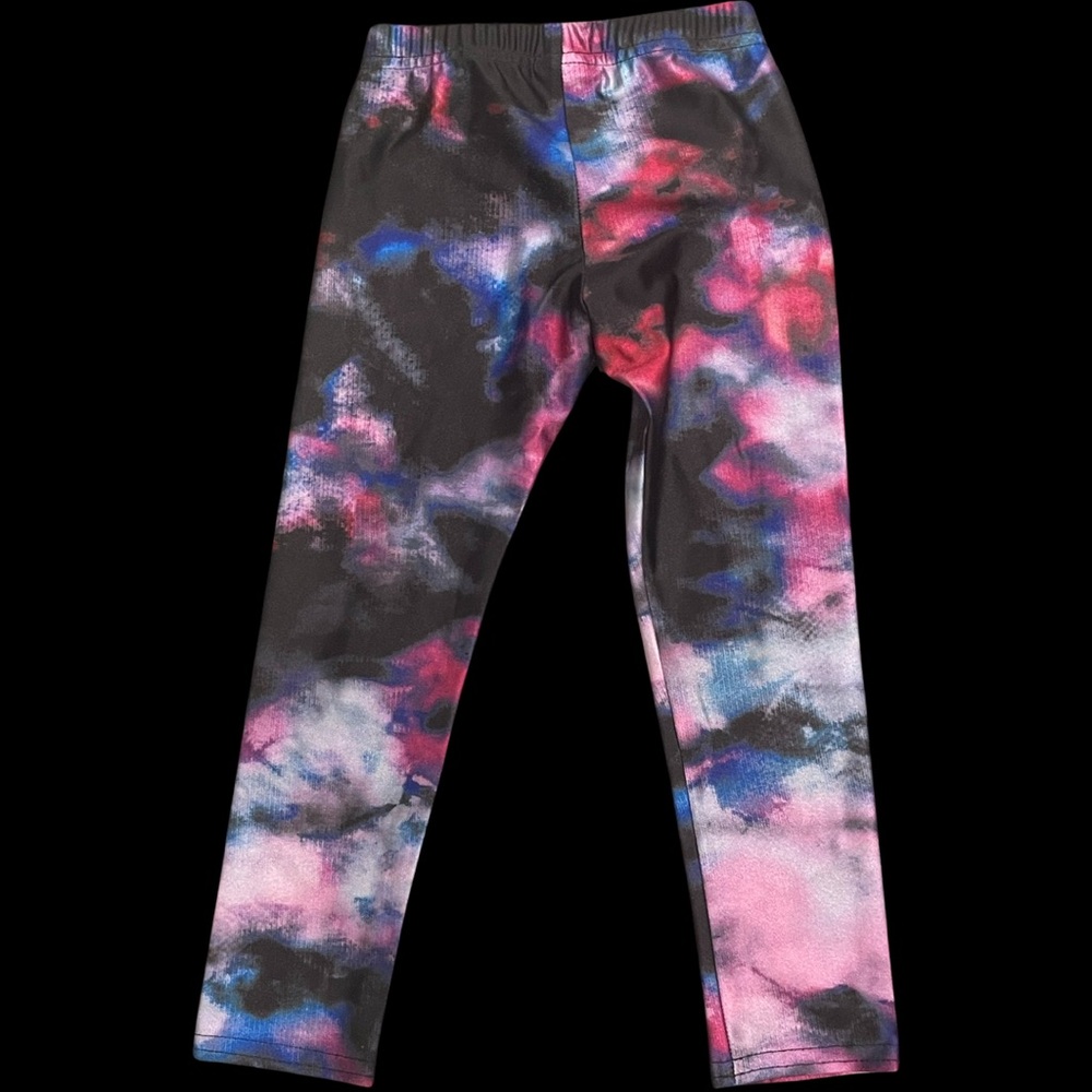 GUC Zara Terez Toddler Small Pink/Purple/Blue Tie Dye Leggings